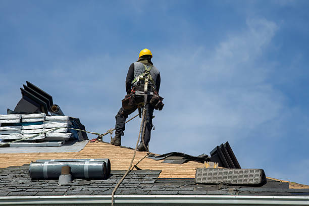 Professional Roofing technician working in Cameron, WI